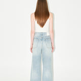 'LEWIS' Wide Jeans in Vintage Blue