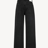'LEWIS' Wide Jeans in Washed Black