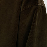 DAVID L/S Shirt in Coffee Cotton Corduroy