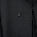 PHIL Tailored Oversized Blazer in Charcoal Marl Grey Wool