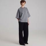 "DRAY” Oversized Tee (Heather Grey)