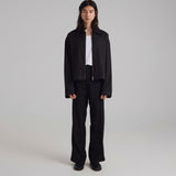"VENTA” Light Zip Jacket (Black)