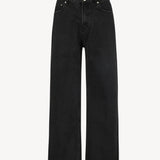 'LEWIS' Wide Jeans in Washed Black