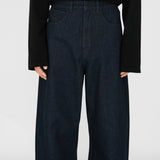 OWEN Curved Jeans in Dark Indigo Turkish Denim