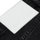 'LEWIS' Wide Jeans in Washed Black