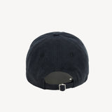 Denim Logo Cap in Vintage Black