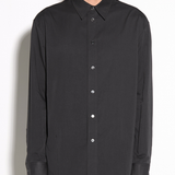 RELAXED L/S SHIRT in charcoal