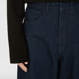 OWEN Curved Jeans in Dark Indigo Turkish Denim