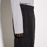 EASE SHORTS in technical black polyester
