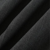 THEO Pleated Trousers in Charcoal Marl Grey Wool (Machine Washable)