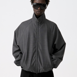 TRACK JACKET in metallic grey