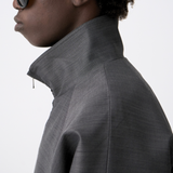 TRACK JACKET in metallic grey