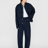 OWEN Curved Jeans in Dark Indigo Turkish Denim