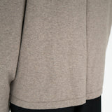 HAYES Cashmere Knit L/S Tee in Camel Marl