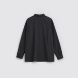 RELAXED L/S SHIRT in charcoal