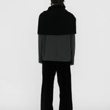 HAYES Cashmere Knit L/S Tee in Charcoal Marl