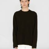 HAYES Cashmere Knit L/S Tee in Black