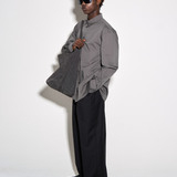 RELAXED L/S SHIRT in smoke grey