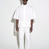 BOXY S/S SHIRT in paper white