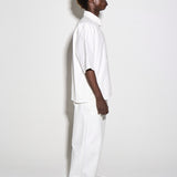 BOXY S/S SHIRT in paper white
