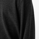 HAYES Cashmere Knit L/S Tee in Charcoal Marl