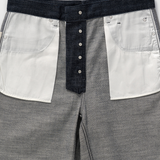 RELAXED STRAIGHT JEANS in raw indigo cotton denim