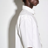 BOXY S/S SHIRT in paper white