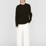OWEN Curved Jeans in Ivory White Turkish Denim