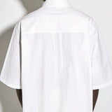 BOXY S/S SHIRT in paper white