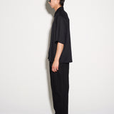 BOXY S/S SHIRT in piano black