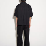 BOXY S/S SHIRT in piano black