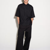 BOXY S/S SHIRT in piano black