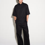 BOXY S/S SHIRT in piano black