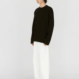 OWEN Curved Jeans in Ivory White Turkish Denim