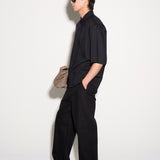 BOXY S/S SHIRT in piano black