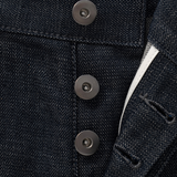 RELAXED STRAIGHT JEANS in raw indigo cotton denim