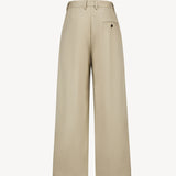 'ELIAS' Wide Trousers in Beige