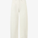 OWEN Curved Jeans in Ivory White Turkish Denim