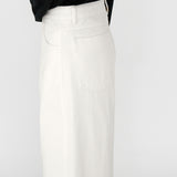 OWEN Curved Jeans in Ivory White Turkish Denim