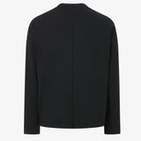 HAYES Cashmere Knit L/S Tee in Black