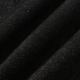 (PRE-ORDER) LIAM Lambskin Leather Collar Field Jacket in Black Japanese Raw Denim