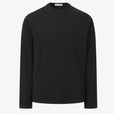 HAYES Cashmere Knit L/S Tee in Black