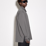 RELAXED L/S SHIRT in smoke grey