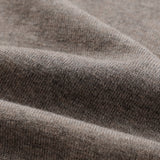 HAYES Cashmere Knit L/S Tee in Camel Marl