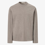 HAYES Cashmere Knit L/S Tee in Camel Marl