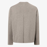HAYES Cashmere Knit L/S Tee in Camel Marl