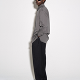 DEEP PLEATED TROUSERS in black