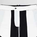TAILORED HEAVY COTTON TWILL TROUSERS in ash black