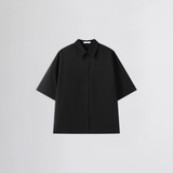 BOXY S/S SHIRT in piano black