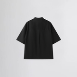 BOXY S/S SHIRT in piano black